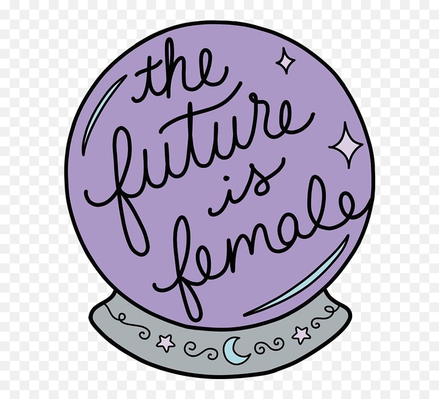 Crystalball Psychic Freetoedit - Feminist Stickers Clipart Emoji,Feminist Girl In Emoji