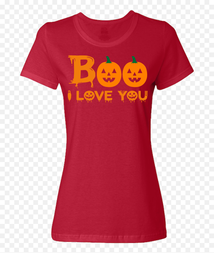 Boo I Love You - Halloween Ladies Classic Tshirt U2013 Pp T Suite Emoji,I Love You Smiley Emoticon