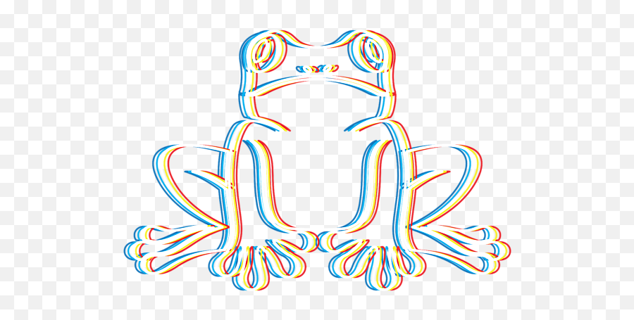 Psychedelic Frog Gift Psy Trance Music Trippy Retro 3d Emoji,Music Video Emotions Trippy
