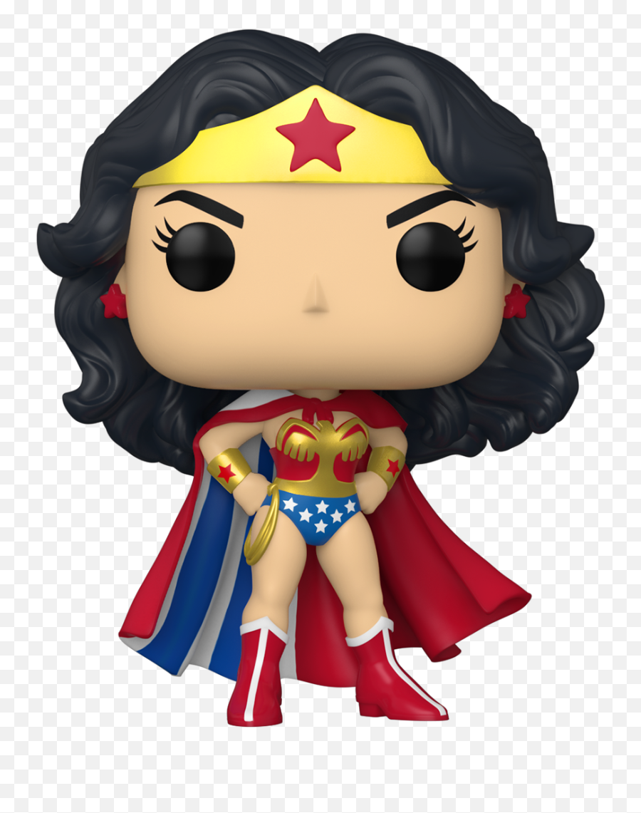 Wonder Woman 80th Anniversary Funko Pop Wonder Woman Classic With Cape 433 Emoji,Candy Emoji Variations