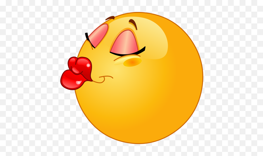 Emoticon Smiley Kiss Emoji Clip Art - Smiley Kissing Face,Bush Emoji