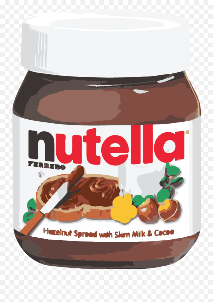 Nutella Hazelnut Sweet Sticker - Nutella 375g Price Philippines Emoji,Hazelnut Emoji