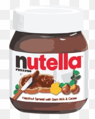 Nutella Hazelnut Sweet Sticker - Nutella 375g Price Philippines Emoji,Hazelnut Emoji