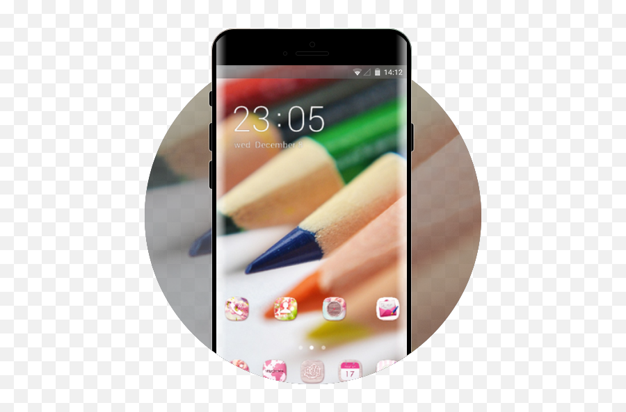 App Insights Colorful Theme Colored Pencils Sharp Wallpaper - Marking Tool Emoji,Emotion Pencils