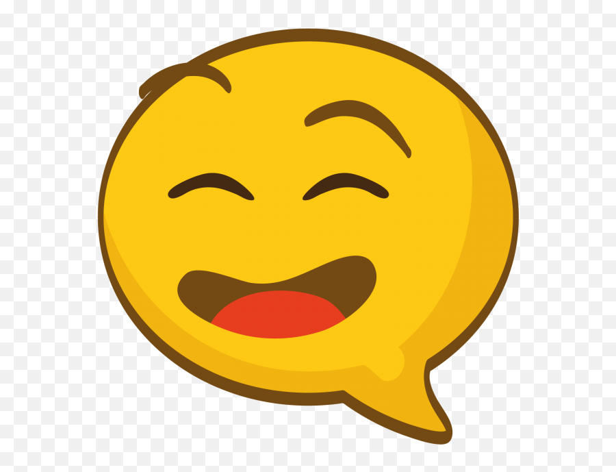 Download Hd Speech Bubble Shaped Emoji - Dialogue Emoji,Thought Bubble Emoji Png