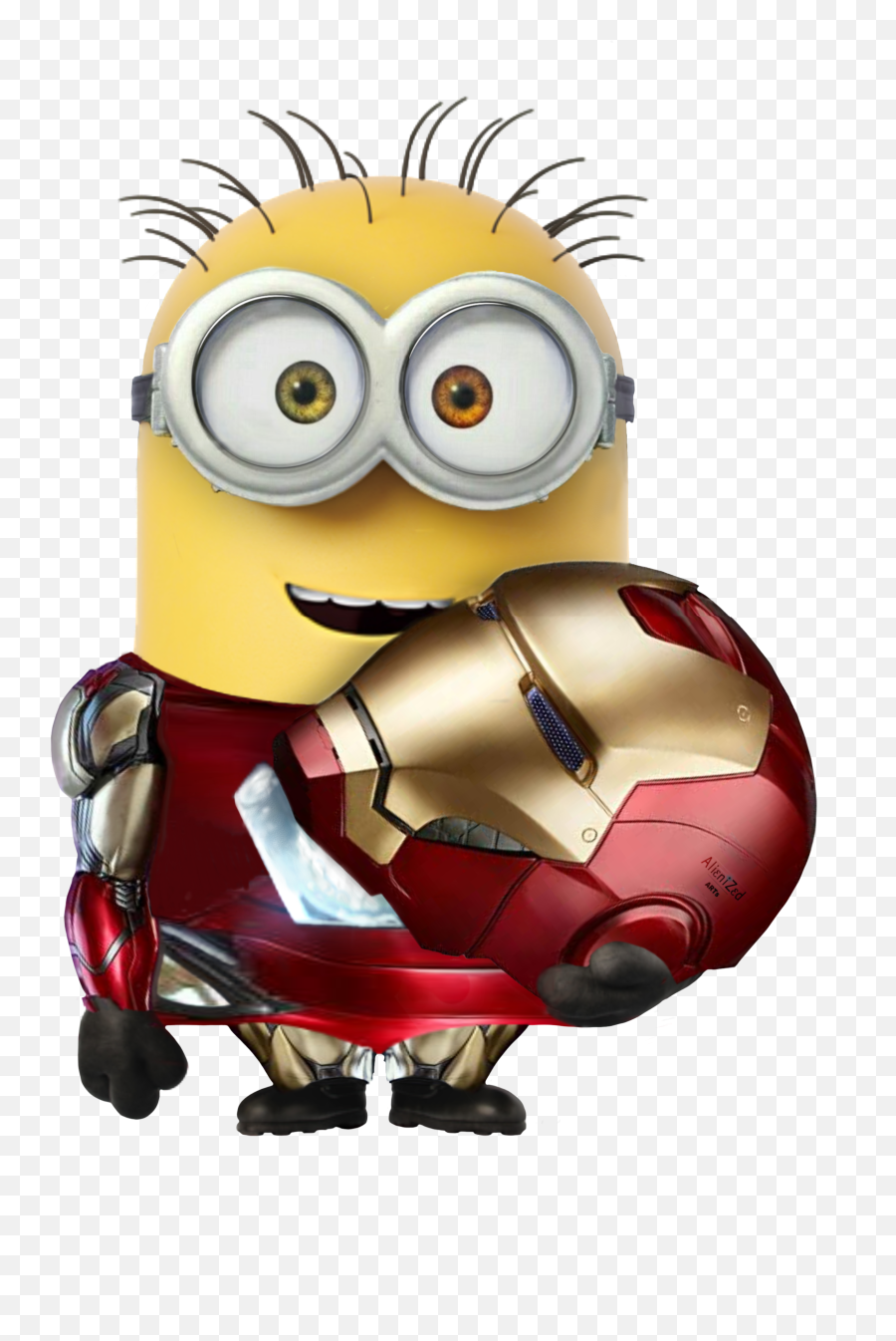 Ironman Minion Marvel Sticker By Patrick Fischer - Fictional Character Emoji,Iron Man Emoticon