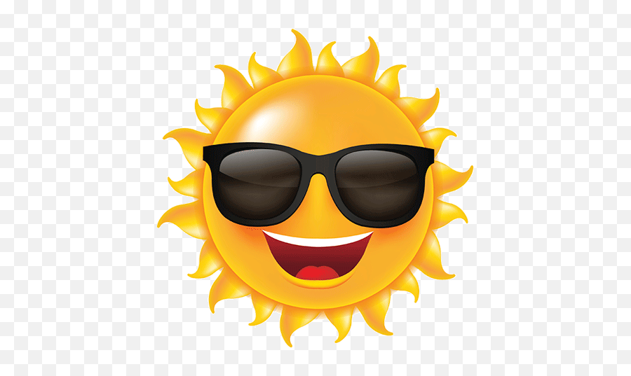 All Seasons Spa Stove - Sun With Sunglasses Emoji,Fireplace Emoticon