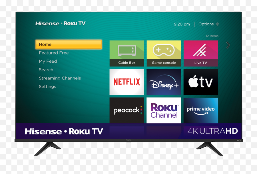 4k Uhd Hisense Roku Tv With Hdr 2020 55r6g - Hisense Usa Roku Tv 65 Inch Emoji,No Emotions Hdr