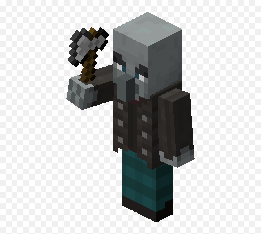 Vindicator Minecraft Wiki Fandom - Minecraft Pillager With Axe Emoji,Laughing Crying Emoji Minecraft Skin