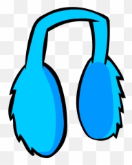 Scarf Clipart Club Penguin - Transparent Background Ear Muffs Clip Art Png Emoji,Emoji Earmuffs