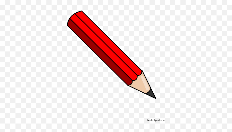 Download Red Pencil Free Clip Art Png - Clip Art Red Pencils Emoji,Pencil Emoji Png