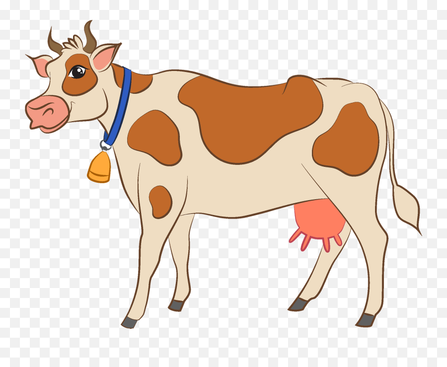 Cow Clipart - Cow Clipart Png Emoji,Emoji Cow Bell