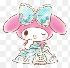 Princess Mymelody Melody Sticker By Lemon Tea - My Melody As A Princess Emoji,Cute Printout Emojis