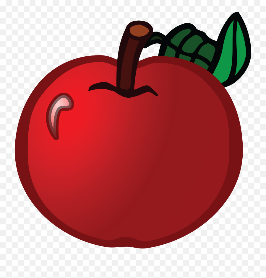 Free Clipart Of An Apple - Coloured Picture Of Apple Png Coloured Picture Of Apple Emoji,Adam And Eve Iphone Emojis