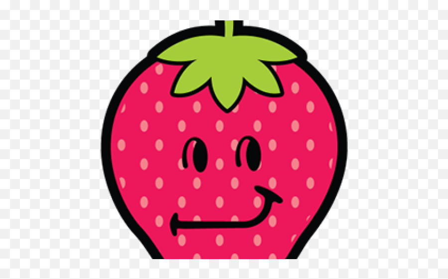 Smileys Clipart Strawberry - Png Download Full Size Dot Emoji,Secret Emoticons Skype
