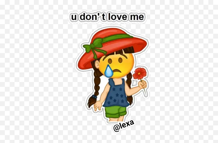 Sticker Maker - Chica Emoji Little Girl Girl Cartoon Png,Me Emoji I Phone 6