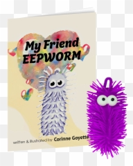 My Friend Eepworm Book And Toy Set - Soft Emoji,Toys With Emotions