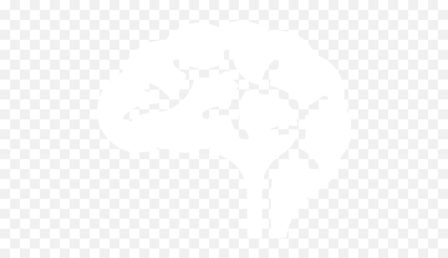 White Brain Icon - Free White Brain Icons Brain Icon Png White Emoji,Brain Emoticon