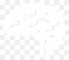 White Brain Icon - Free White Brain Icons Brain Icon Png White Emoji,Brain Emoticon