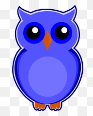 Cartoon Blue Owl Free Image Download - Blue Owl Clip Art Emoji,Emotions Drawn Animation Smart