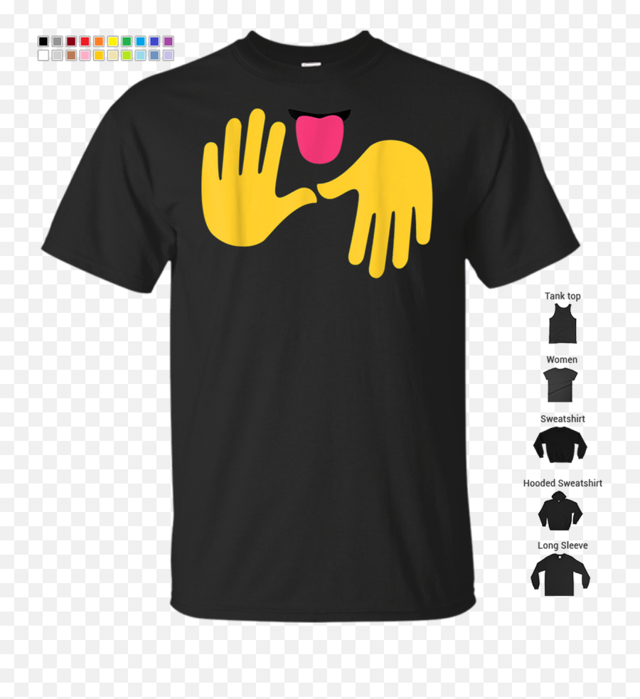 Urban 69 Kamasutra Emoji Hand Sign Trap Style T - Shirt,Hand Sign Emoji Png