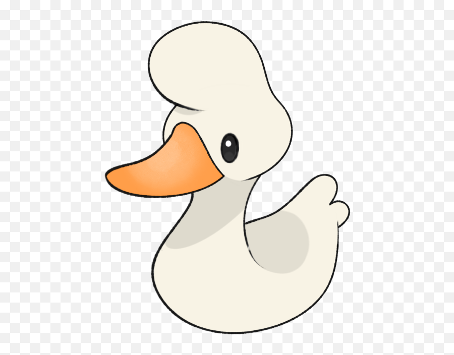 Lil Duck I Made To Practice Sugimori - Soft Emoji,Duck Emoji No Background