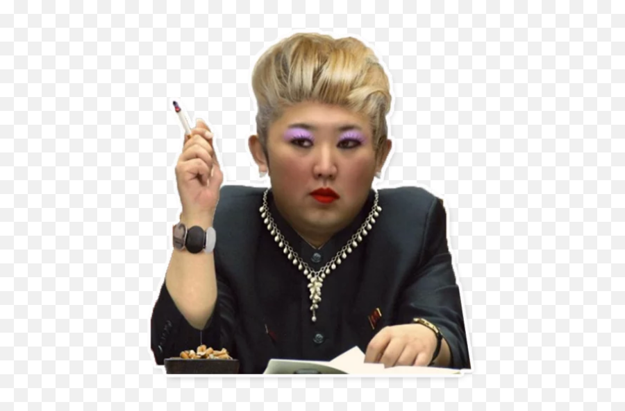 Sticker Maker - Great Leader Kim Jong Un Emoji,Whatsapp Emoticons Necklace