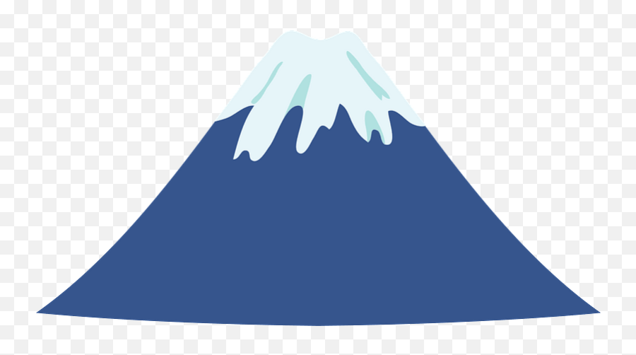 Mount Fuji Clipart - Transparent Mount Fuji Png Emoji,The Beatitudes Using Emojis