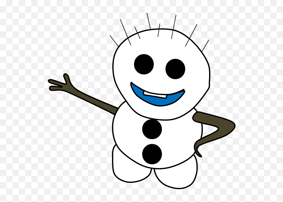 He Appears In The Snow Queen Clipart - Dot Emoji,Snow Blower Emoticon