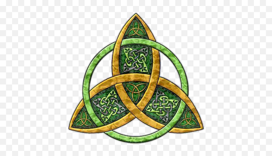 Celtic Symbols - Celtic Trinity Emoji,Triquetra Emoticon