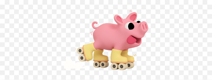 Cuterosa Emoji,Rosa Pig Emojis