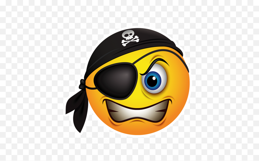 Pirate Face Emoji Png Images Download Free - 2021 Full Hd,Full Face Emoticon