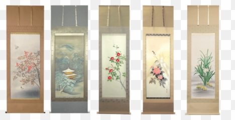 Seasonal Kakejiku Japanese Hanging Scroll Art Nomura Emoji,What Kind Of Painting Conveys Emotions Woth Landscapes