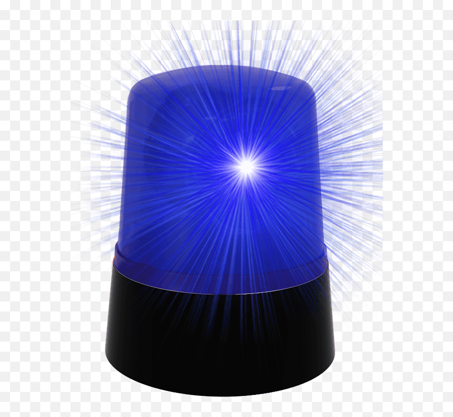 Mini Police Light Blue - Gyrophare Disco Led Lampe Emoji,Police Light Emoji