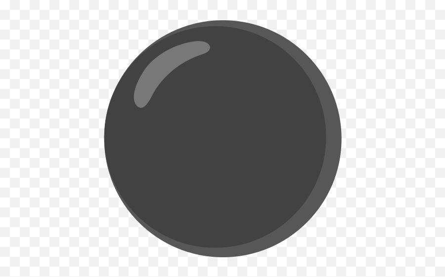Black Circle Emoji,Object Emoji