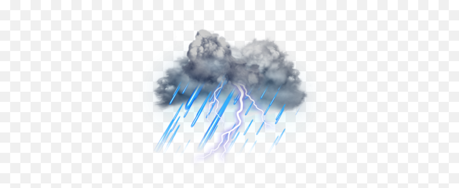 Dark Cloud Rain And Thunder Lightning Png Free - 32555 Emoji,Cloud Of Smoke Emoji