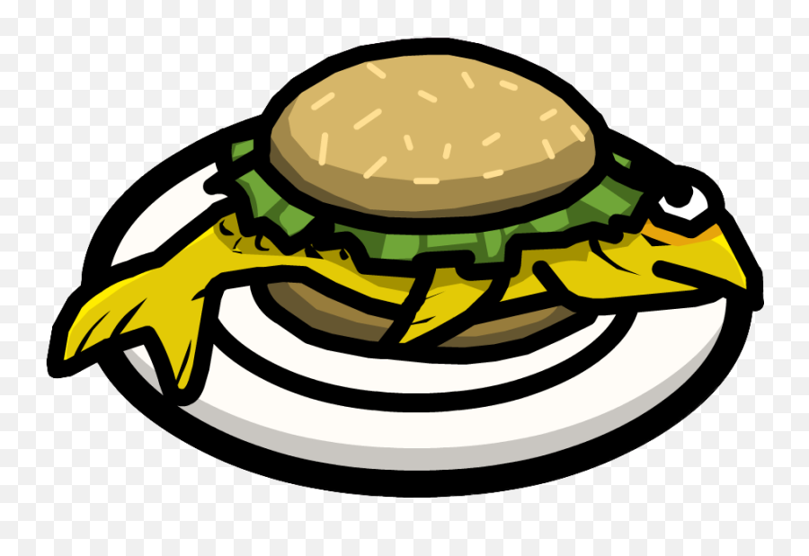 Clipart Fish Burger Clipart Fish Burger Transparent Free - Fried Fish Sandwich Clipart Emoji,Fishing Emoticon