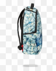 Shark Eat Money Backpack - For Teen Emoji,Emoji Laptop Bag