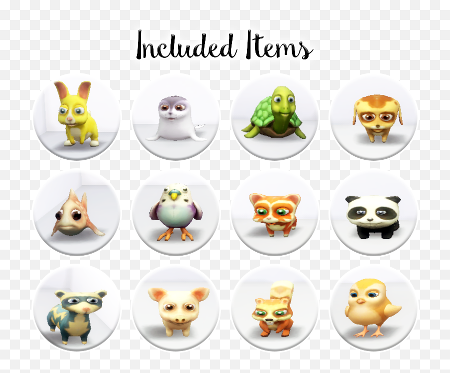 My Sims 4 Blog Plush Animals By Miguel - Polar Bear Cupcakes Emoji,Emoticon Plush