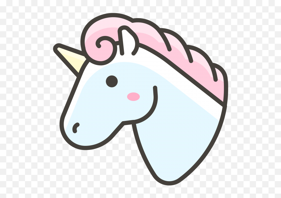 Unicorn Icon - Transparent Unicorn Png Transparent Png Unicorn Head Icon Png Emoji,Unicorn Emoji Transparent Background