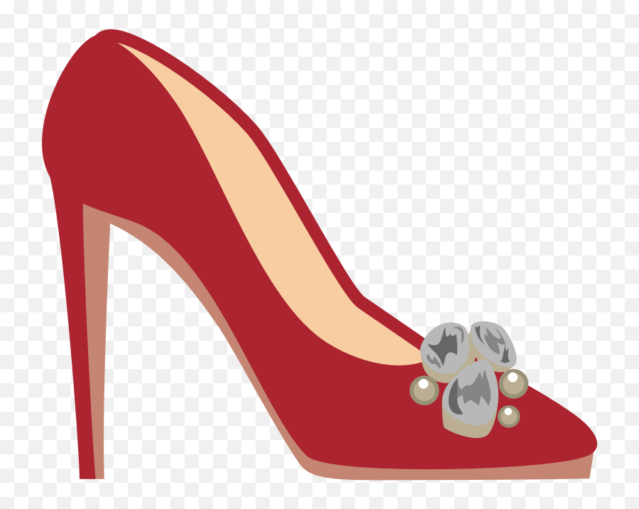 Openclipart - Clipping Culture Clipart Red Heels Emoji,High Heel Emoticon