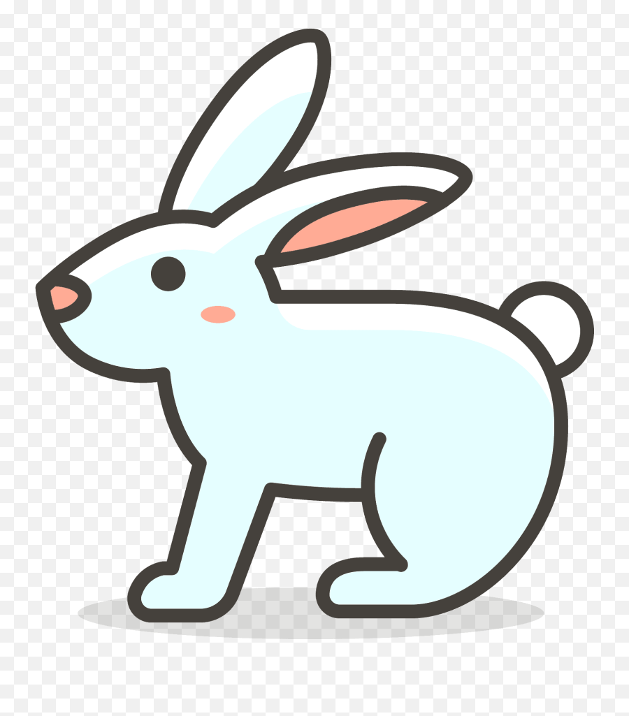 Rabbit Emoji Clipart - Rabbit Icon Png,Rabbit Emoji