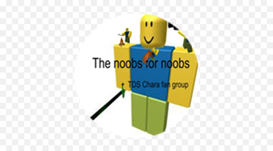 The Noobs For Noobs Badge - Roblox Noob Transparent Background Emoji,Chara Emoticon