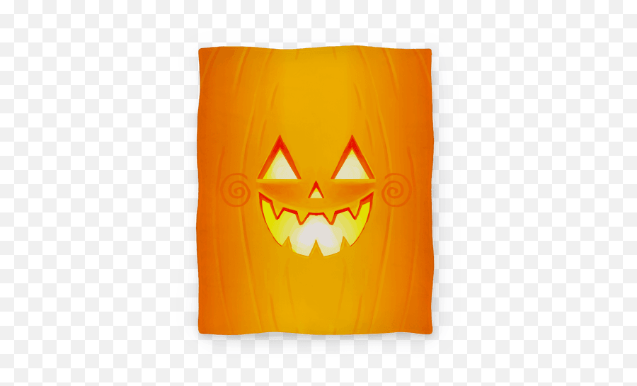Jack - Olantern Blankets Lookhuman Happy Emoji,Jack O'lantern Emoticon