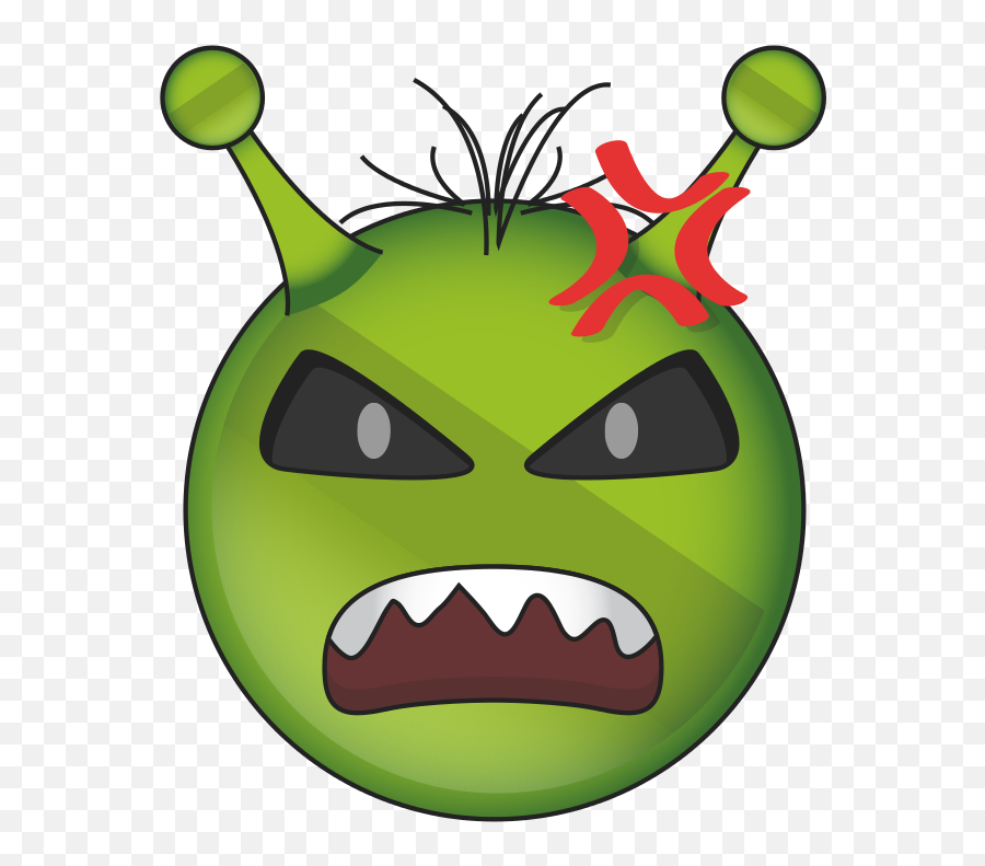 Alien Face Emoji Png Background Image Png Mart - Portable Network Graphics,Scary Emoji
