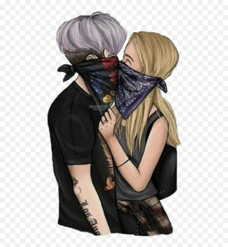 Bandana Pareja Amor Freefire Sticker By D9 - Pareja De Free Fire Emoji,Emojis De Parejas