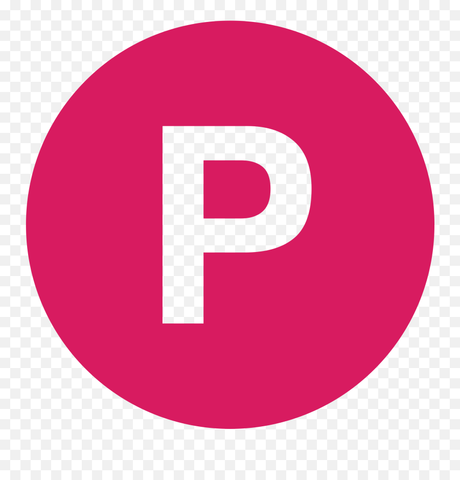 Eo Circle Pink Letter - Charing Cross Tube Station Emoji,P Emoji