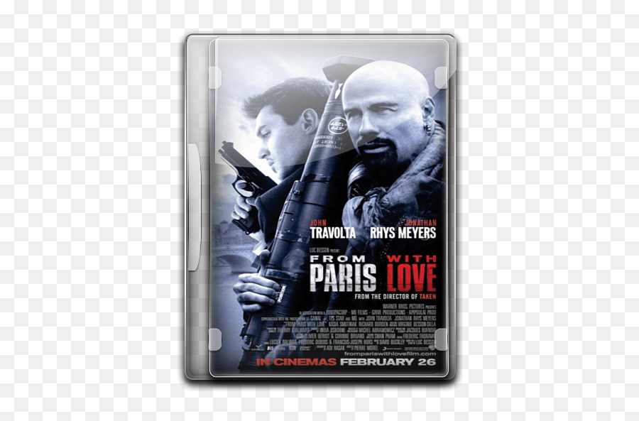 From Paris With Love V5 Icon English Movie Iconset - Paris Saint Germain Movie Emoji,(parislove) Emoji
