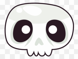 Skull Halloween Mask - Halloween Cartoon Skull Png Emoji,Skull Face Emoji