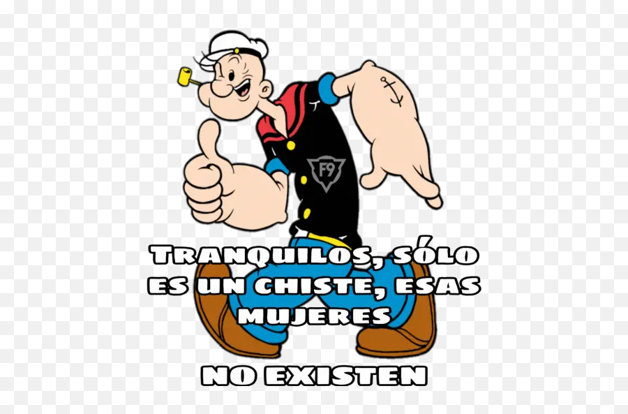 Popeye El Marino Stickers For Whatsapp - Braccio Di Ferro Ok Emoji,Popeye Emoji